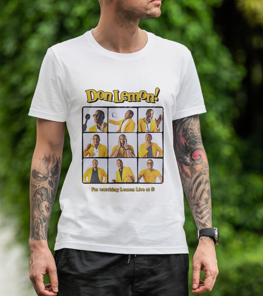 Don Lemon I'm Ing Lemon Live At 5 Yellow Jacket Expressions T-Shirt