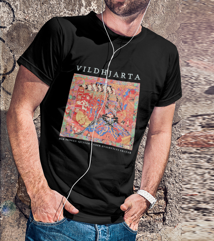 Vildhjarta Där Skogen Sjunger Under Evighetens Granar Psychedelic Fantasy Forest Band T-Shirt