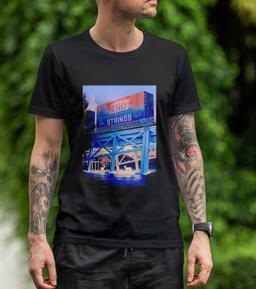 Billy Strings Nashville Tennessee February 20 To 22 2026 With Bridge And Deer T-Shirt