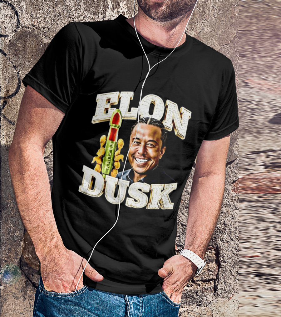 Elon Dusk SpaceX Rocket And Teddy Bears T-Shirt