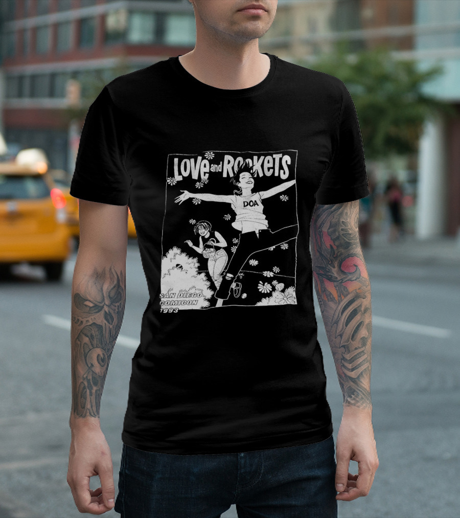 Love And Rockets San Diego Comicon 1993 Classic Cover T-Shirt