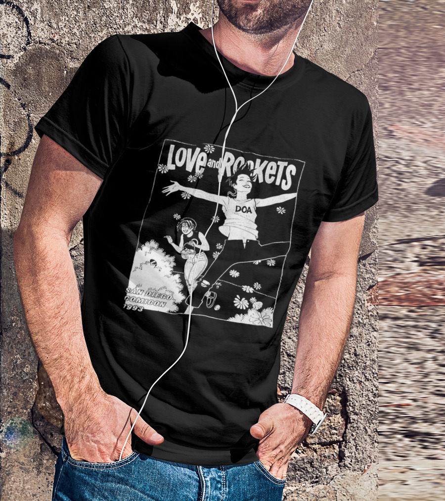 Love And Rockets San Diego Comicon 1993 Classic Cover T-Shirt