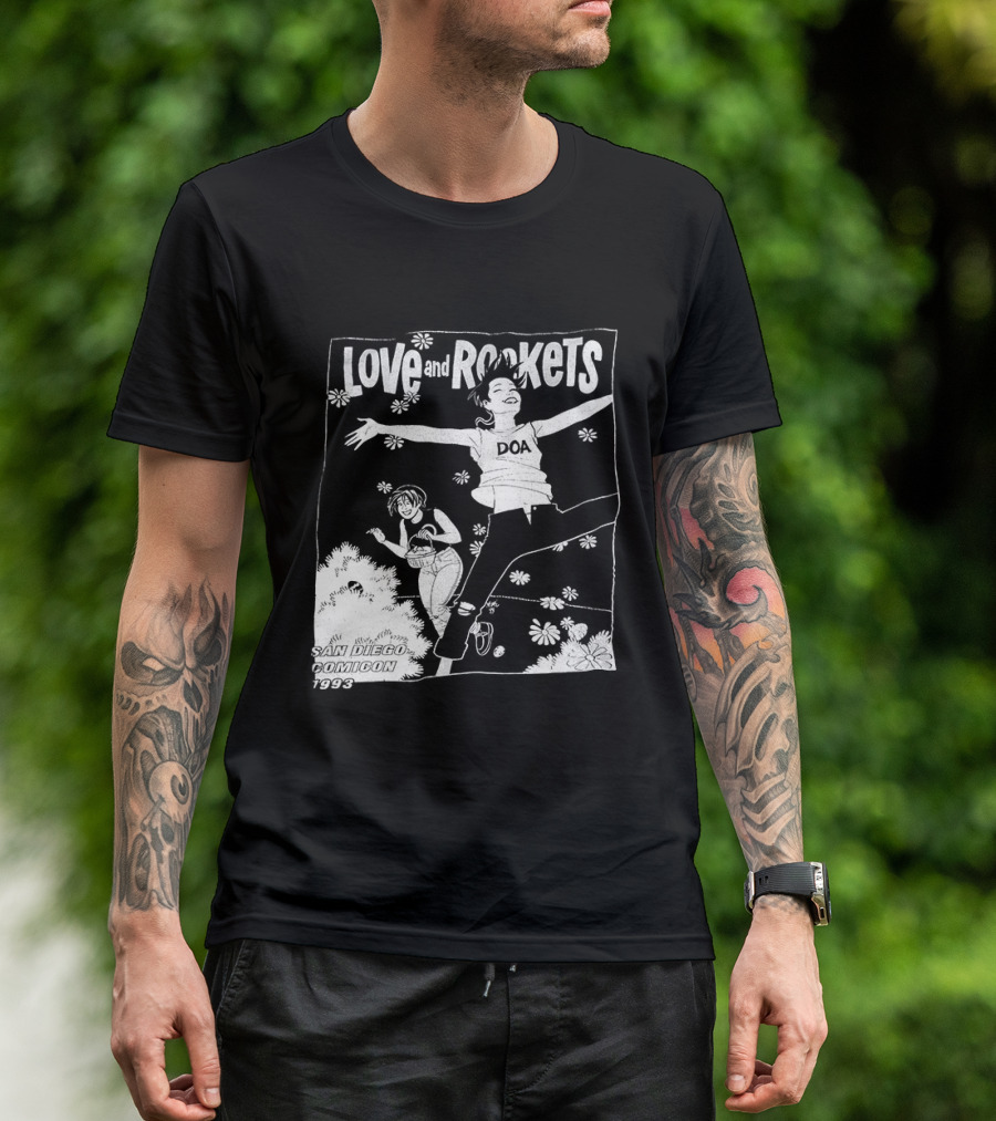 Love And Rockets San Diego Comicon 1993 Classic Cover T-Shirt