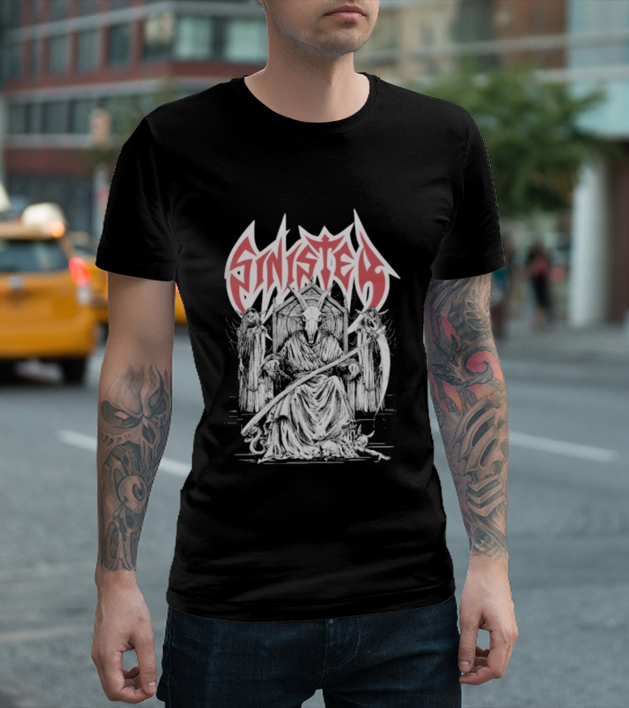 Sinister Entering The Underworld Metal Band T-Shirt