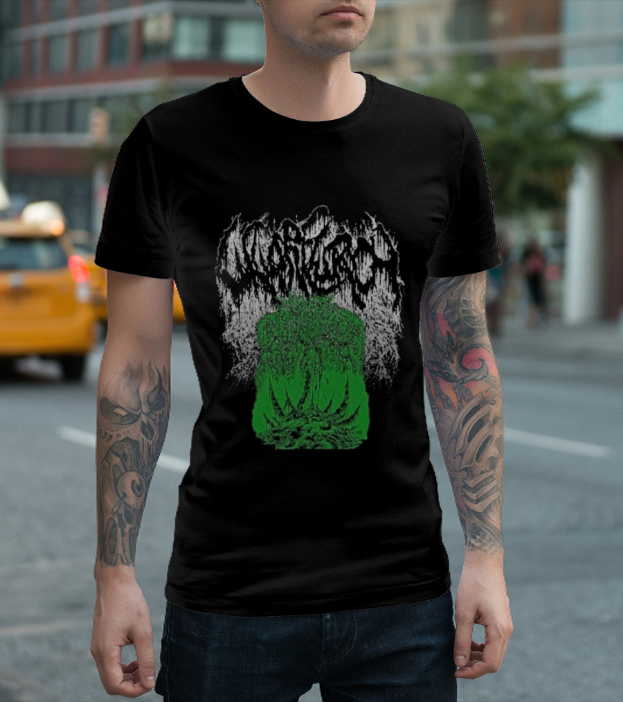 Ultrawharftimate Wharflurch Green Flame T-Shirt