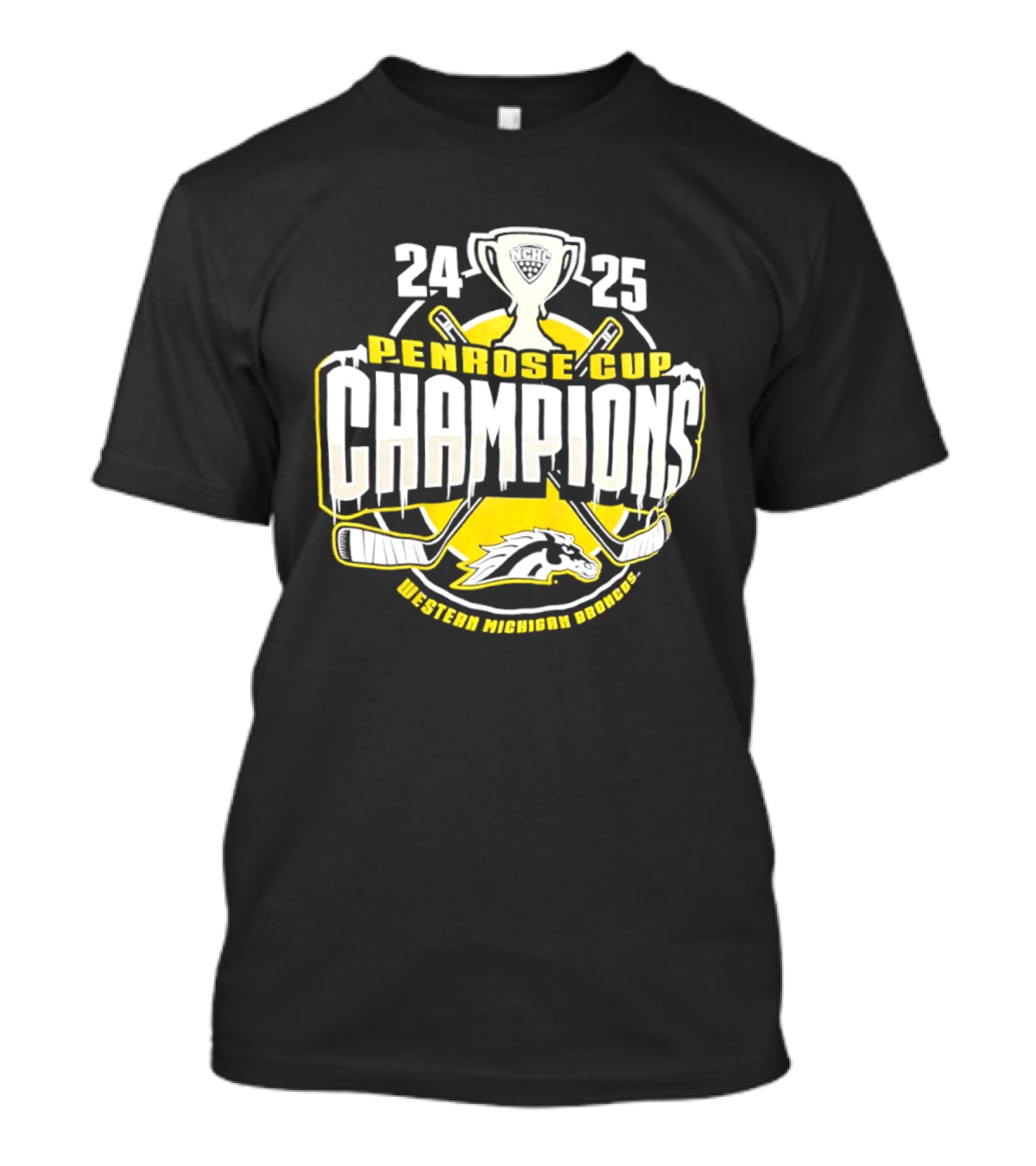 Western Michigan Broncos 2025 Penrose Cup Champions T-Shirt