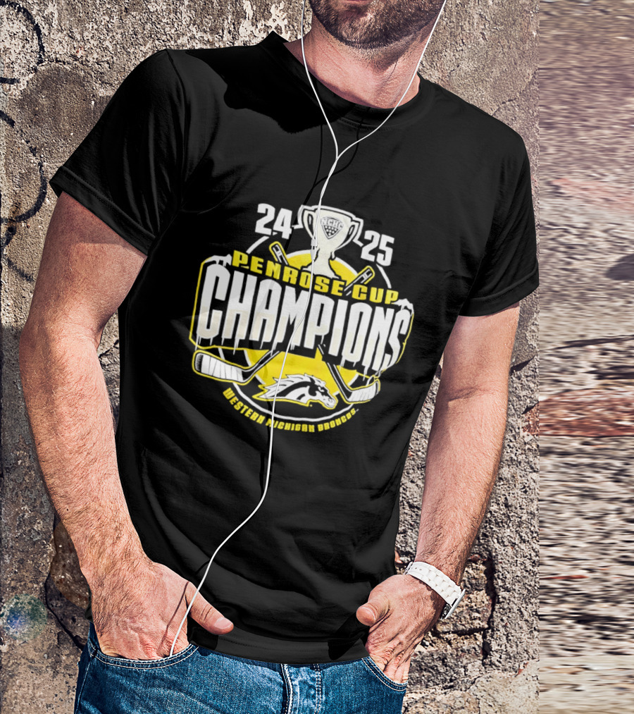 Western Michigan Broncos 2025 Penrose Cup Champions T-Shirt