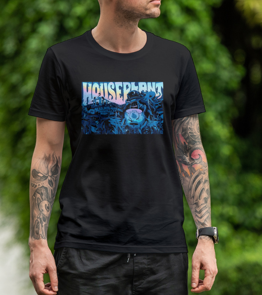 Houseplant Headliners Music Hall Louisville KY March 7 2026 Underwater Diver T-Shirt