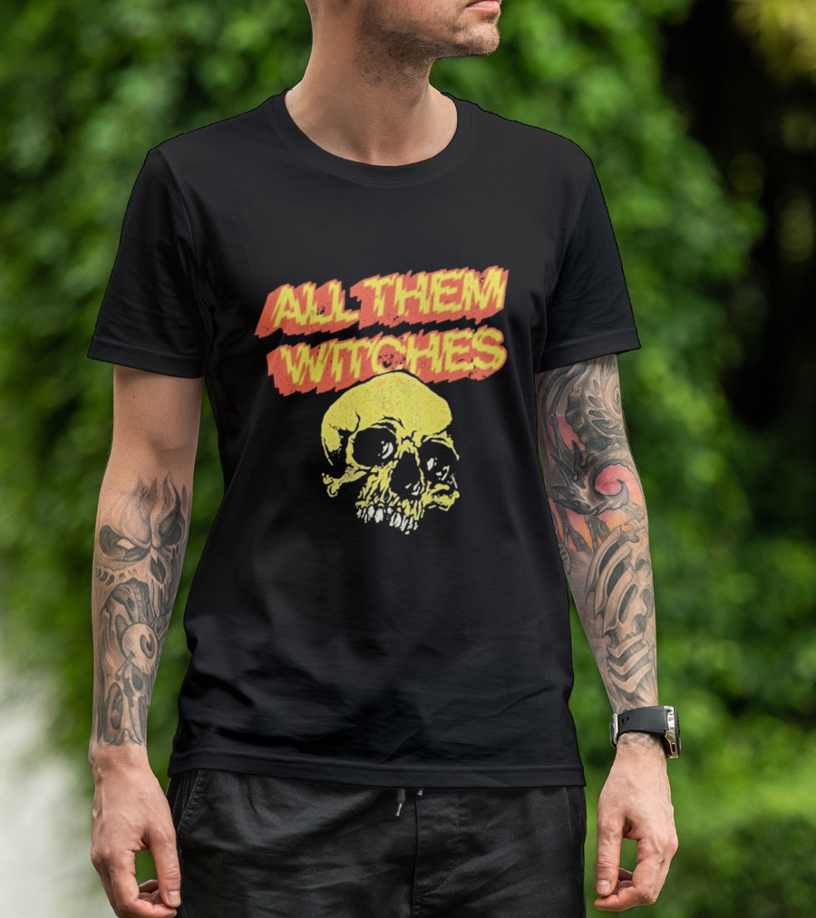 All Them Witches Skull Punk Bold Graphic 2026 T-Shirt