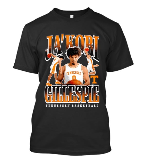Ja'Kobi Gillespie Slam Dunk Tennessee Volunteers Basketball 0 T-Shirt
