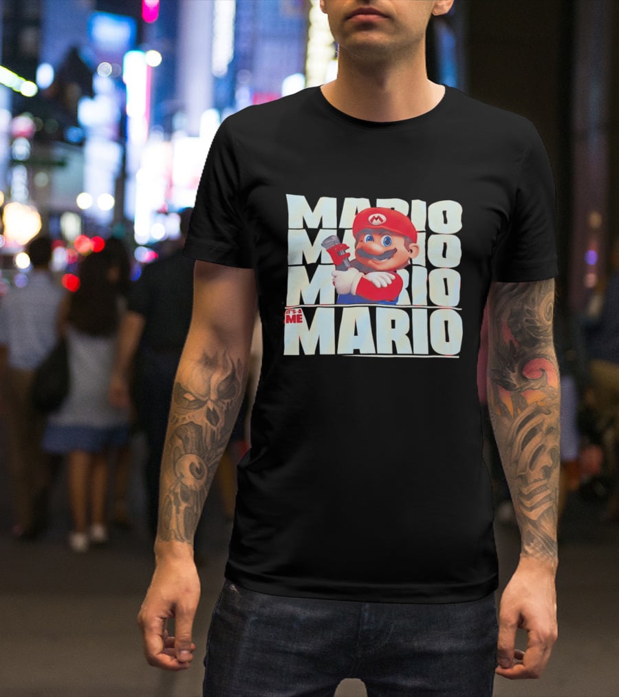 Mario Bros Red Movie It's A Me T-Shirt