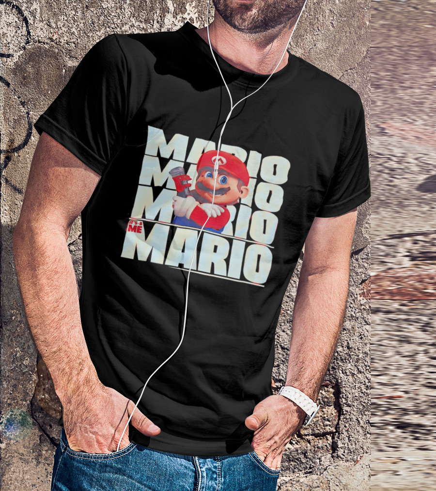 Mario Bros Red Movie It's A Me T-Shirt