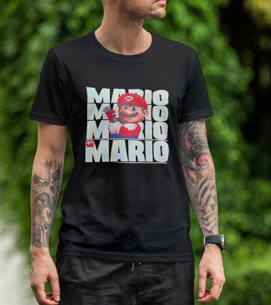 Mario Bros Red Movie It's A Me T-Shirt