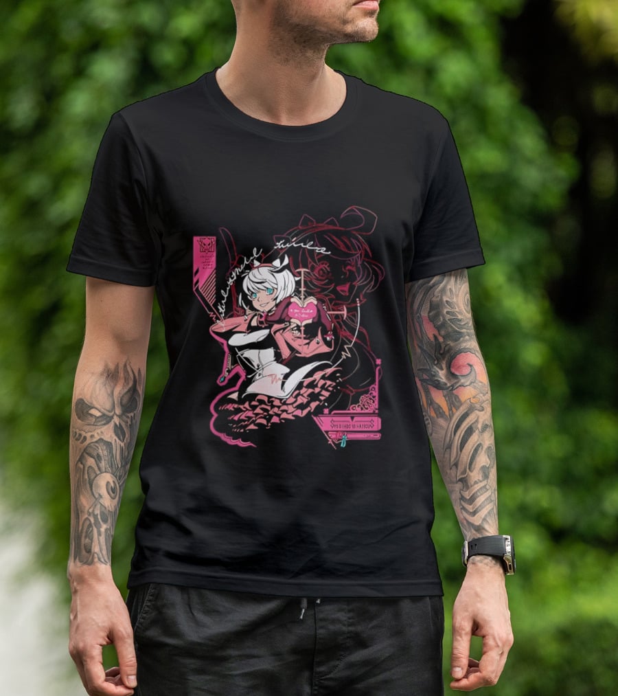 Elphelt Valentine Guilty Strive Eighty Sixed Valentines Day Gaming Character Floral T-Shirt