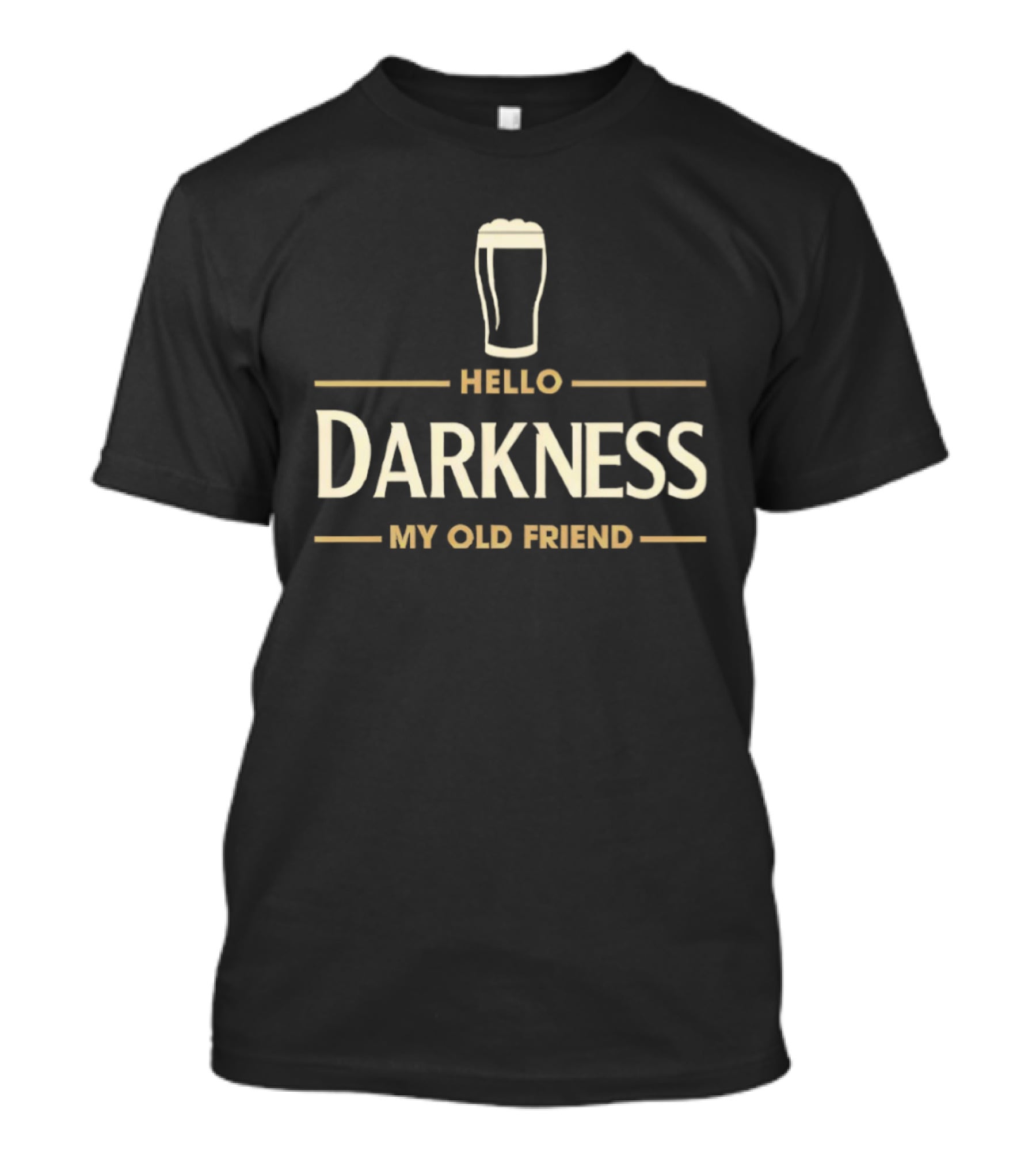 Hello Darkness My Old Friend Irish Beer St Patrick's Day Party T-Shirt