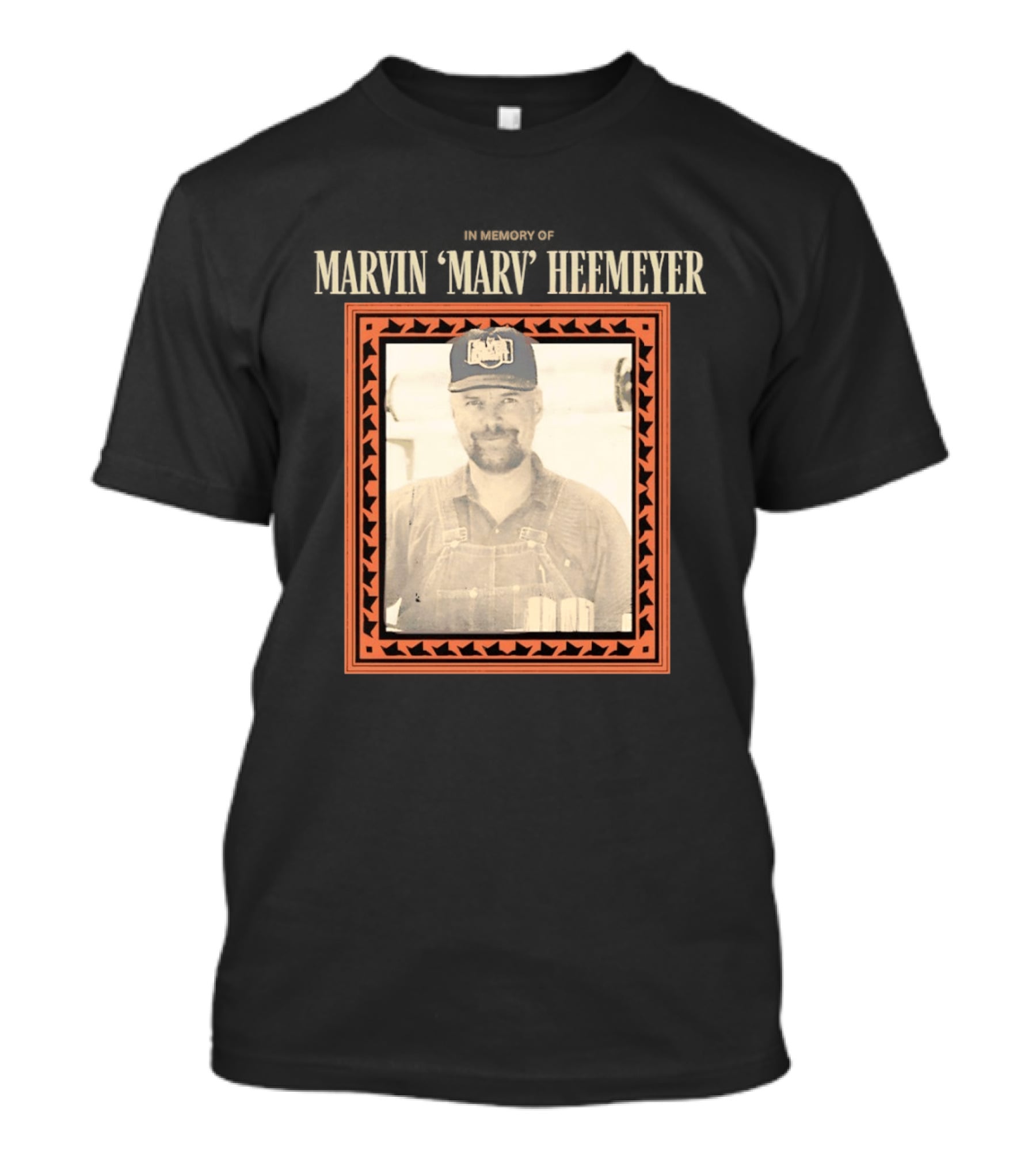 Marvin Heemeyer Memory Overalls And Cap T-Shirt