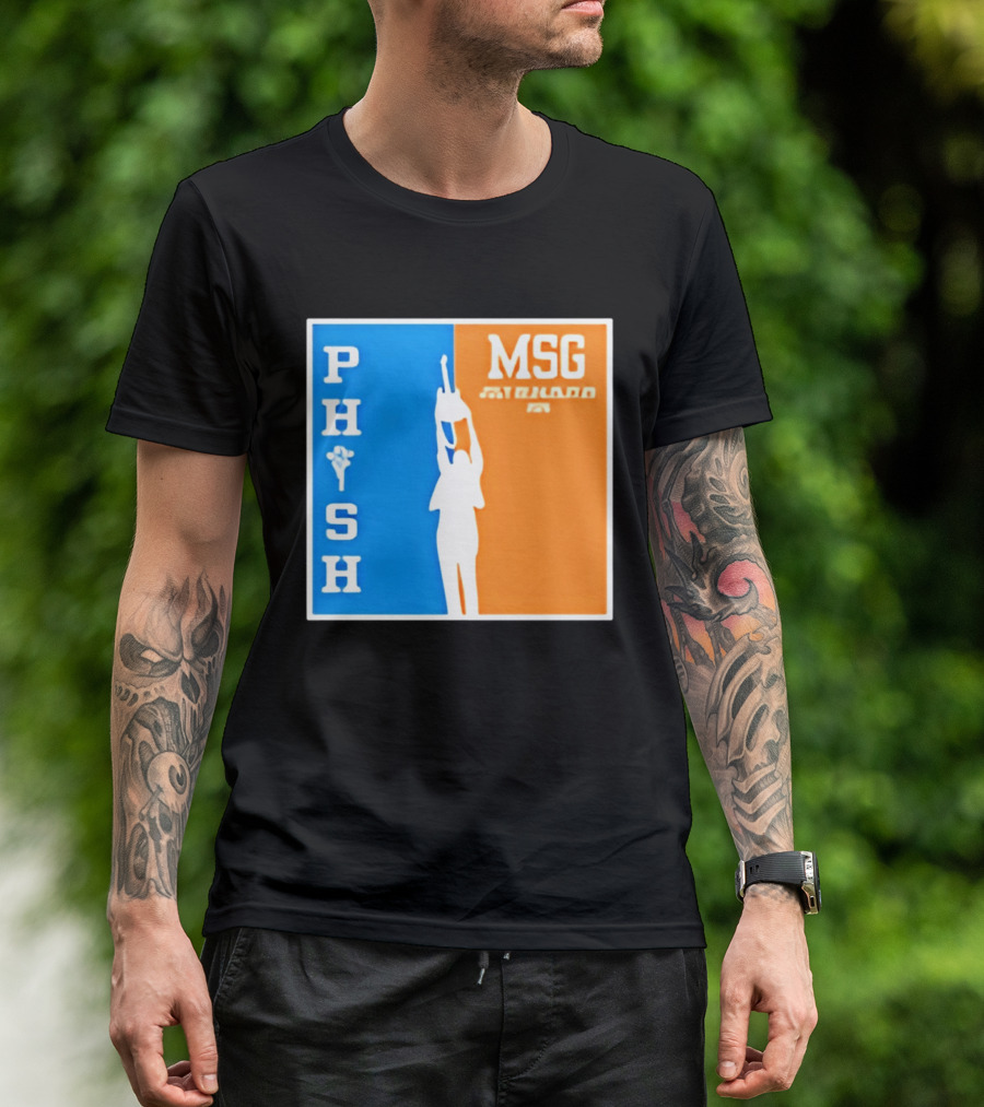 PHISH MSG Silhouette Guitar Concert Event T-Shirt
