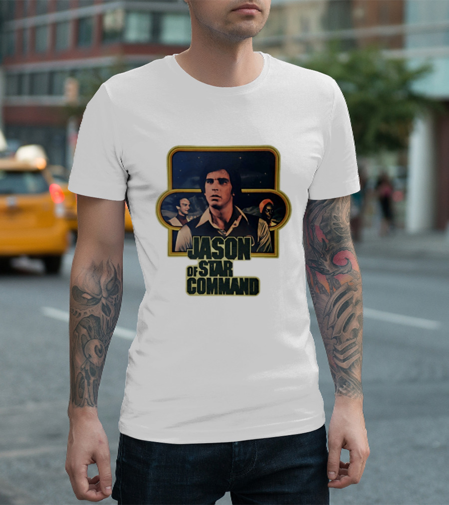 Jason Of Star Command Retro Sci Fi Series Iconic Ensemble T-Shirt