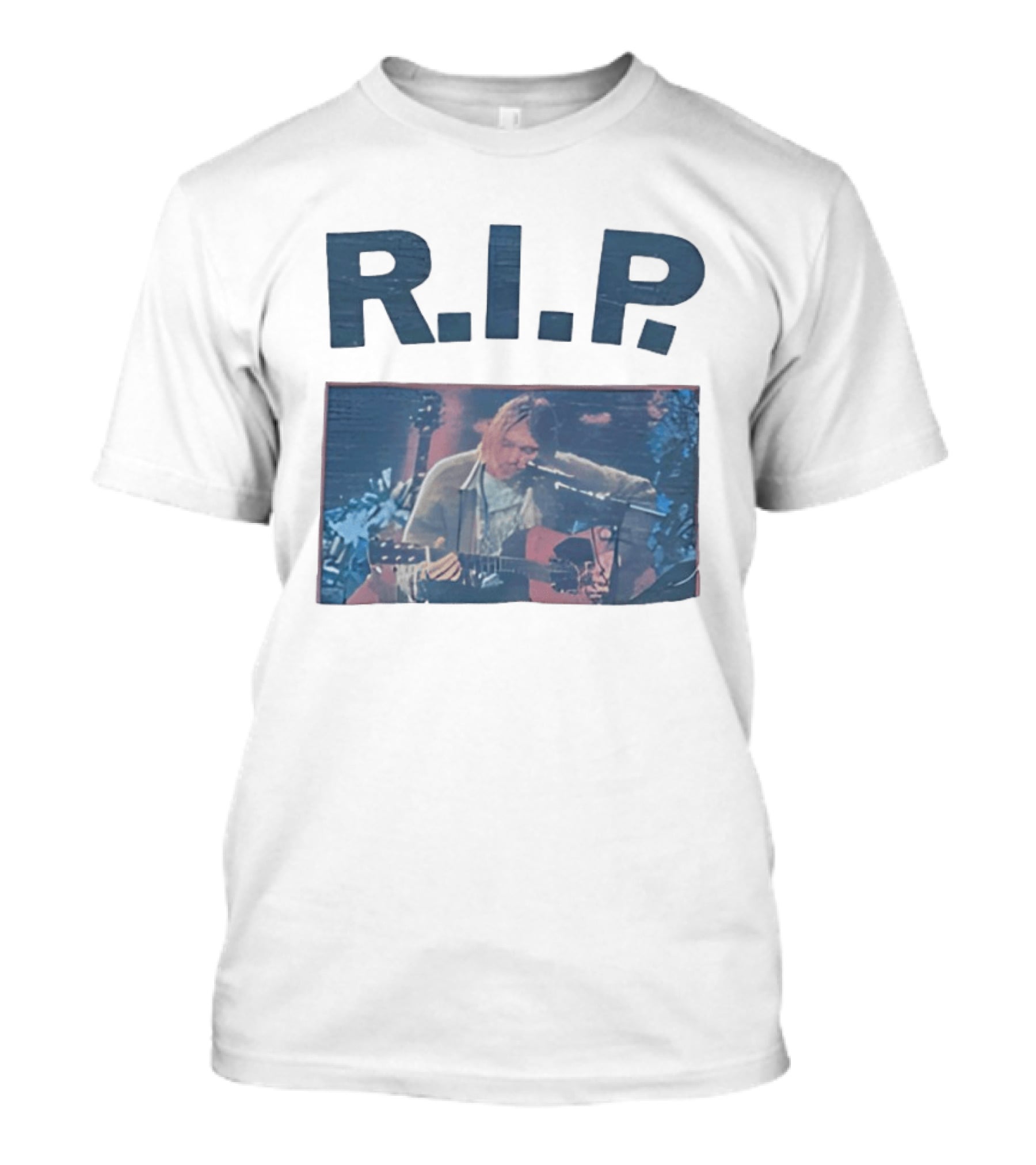 RIP Kurt Cobain Memorial Grunge Music Legend T-Shirt