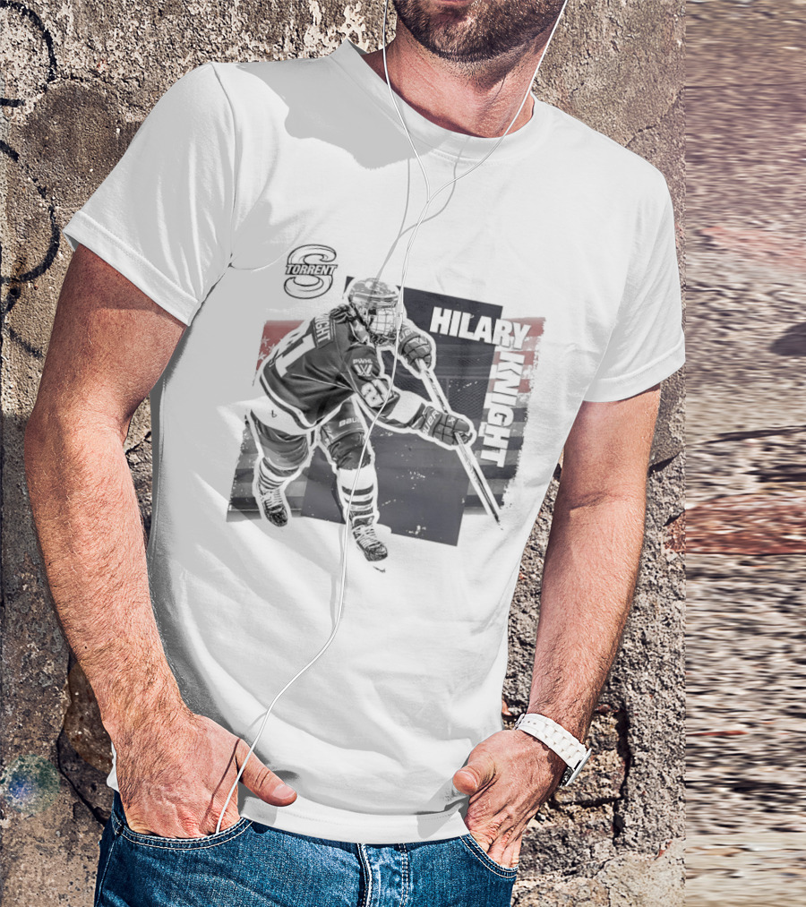 Hilary Knight Seattle Torrent Hockey Player Action T-Shirt