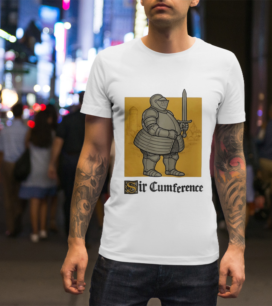 Sir Cumference Chubby Medieval Soldier Holding Sword T-Shirt