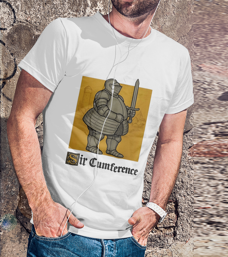 Sir Cumference Chubby Medieval Soldier Holding Sword T-Shirt