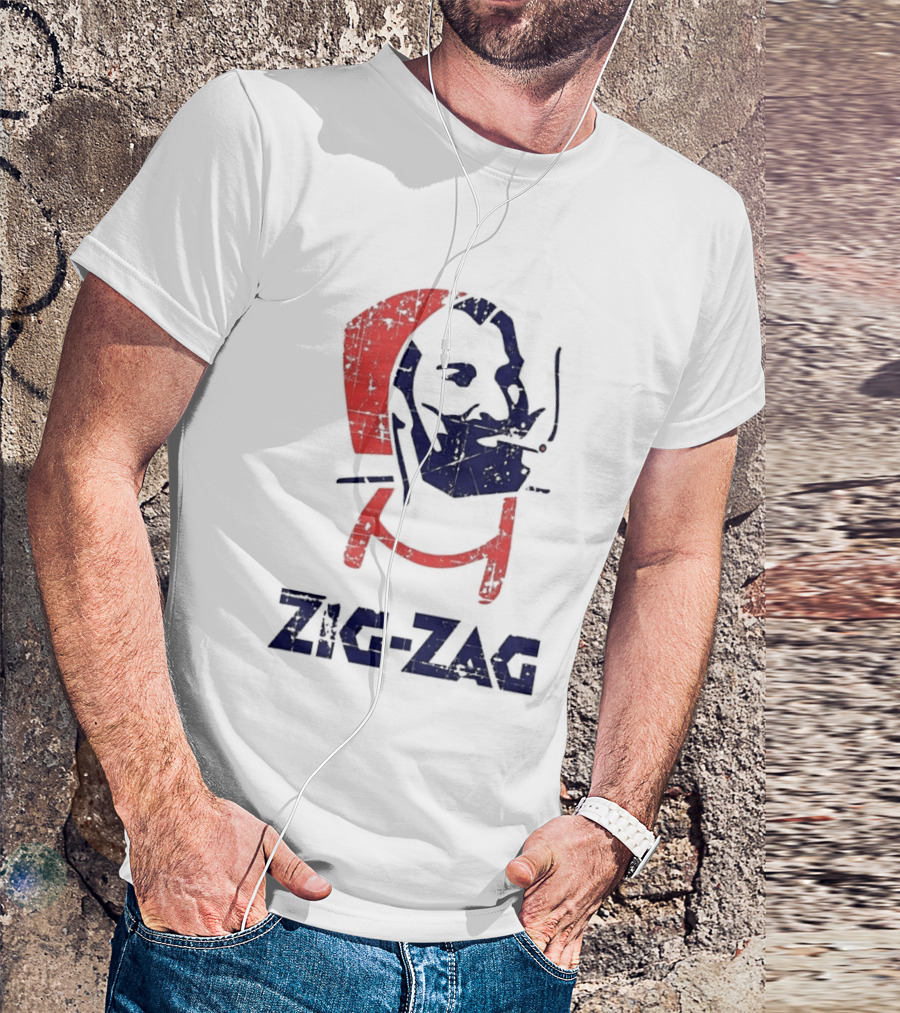 Zig Zag Rolling Papers Cigarette Mocking T-Shirt