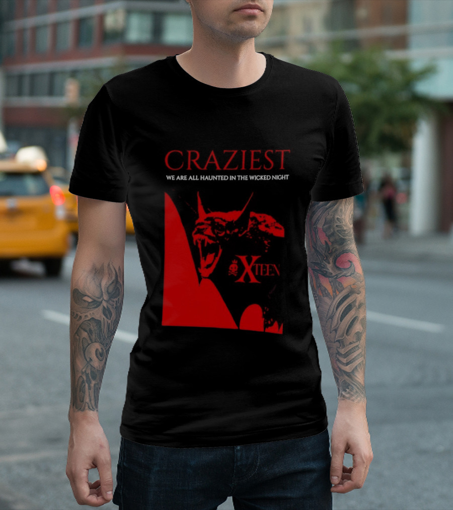 Craziest We Are All Haunted In The Wicked Night Xteen Devil T-Shirt