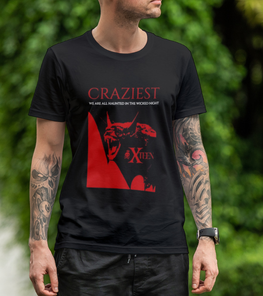 Craziest We Are All Haunted In The Wicked Night Xteen Devil T-Shirt