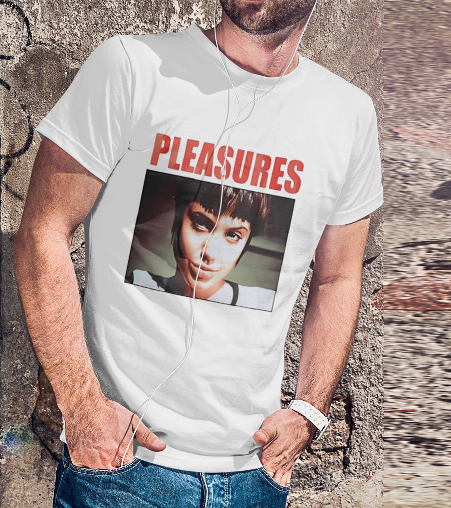 Pleasures Angelina Jolie Bold Typography Fashion T-Shirt