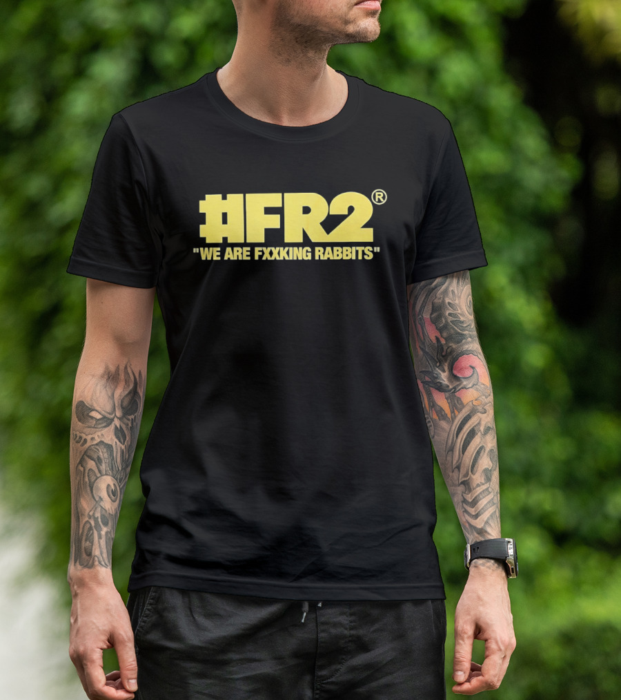 FR2 We Are Fxxking Rabbits Yellow T-Shirt