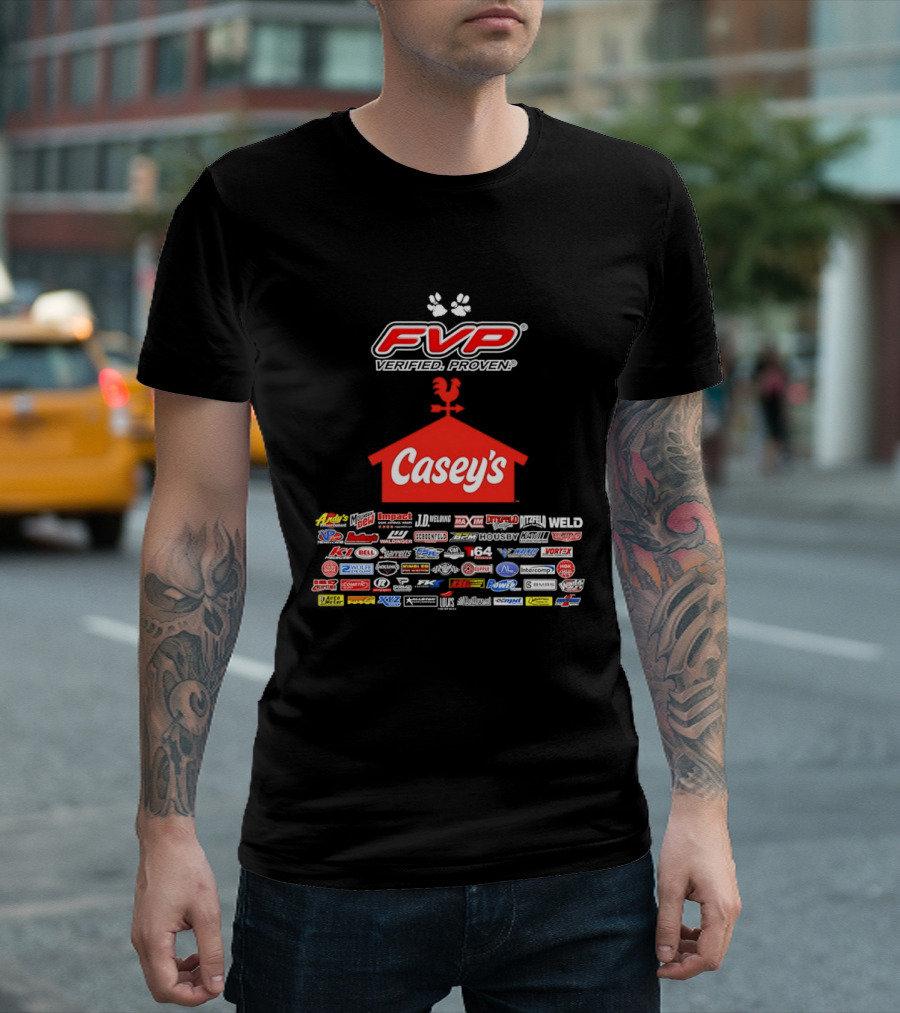 FVP Verified Proven Casey's Racing Performance Brands T-Shirt