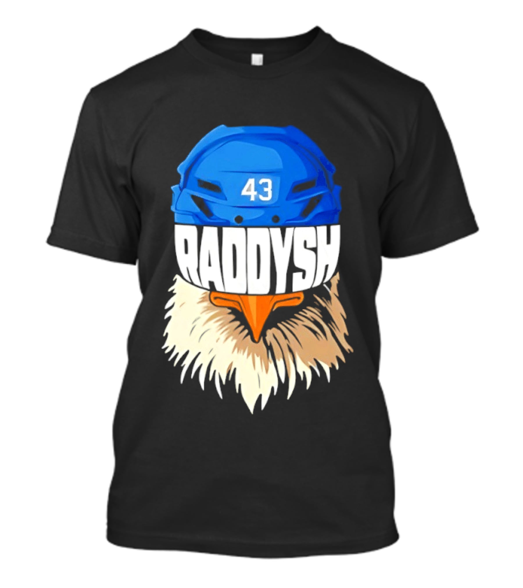 Tampa Bay Lightning Raddysh Bald Eagle 43 Helmet T-Shirt