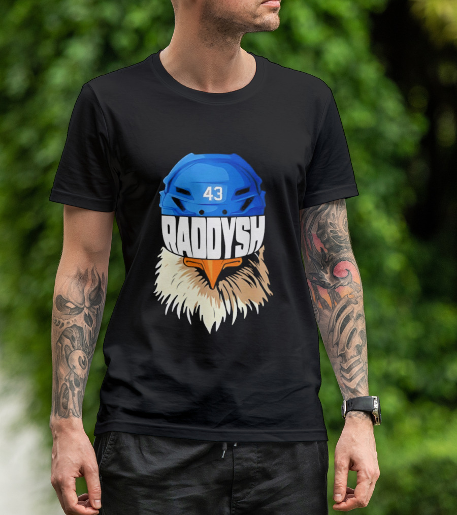 Tampa Bay Lightning Raddysh Bald Eagle 43 Helmet T-Shirt