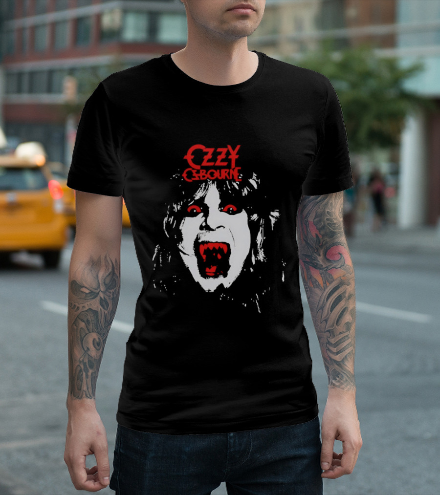 Ozzy Osbourne Vampire Horror Face T-Shirt