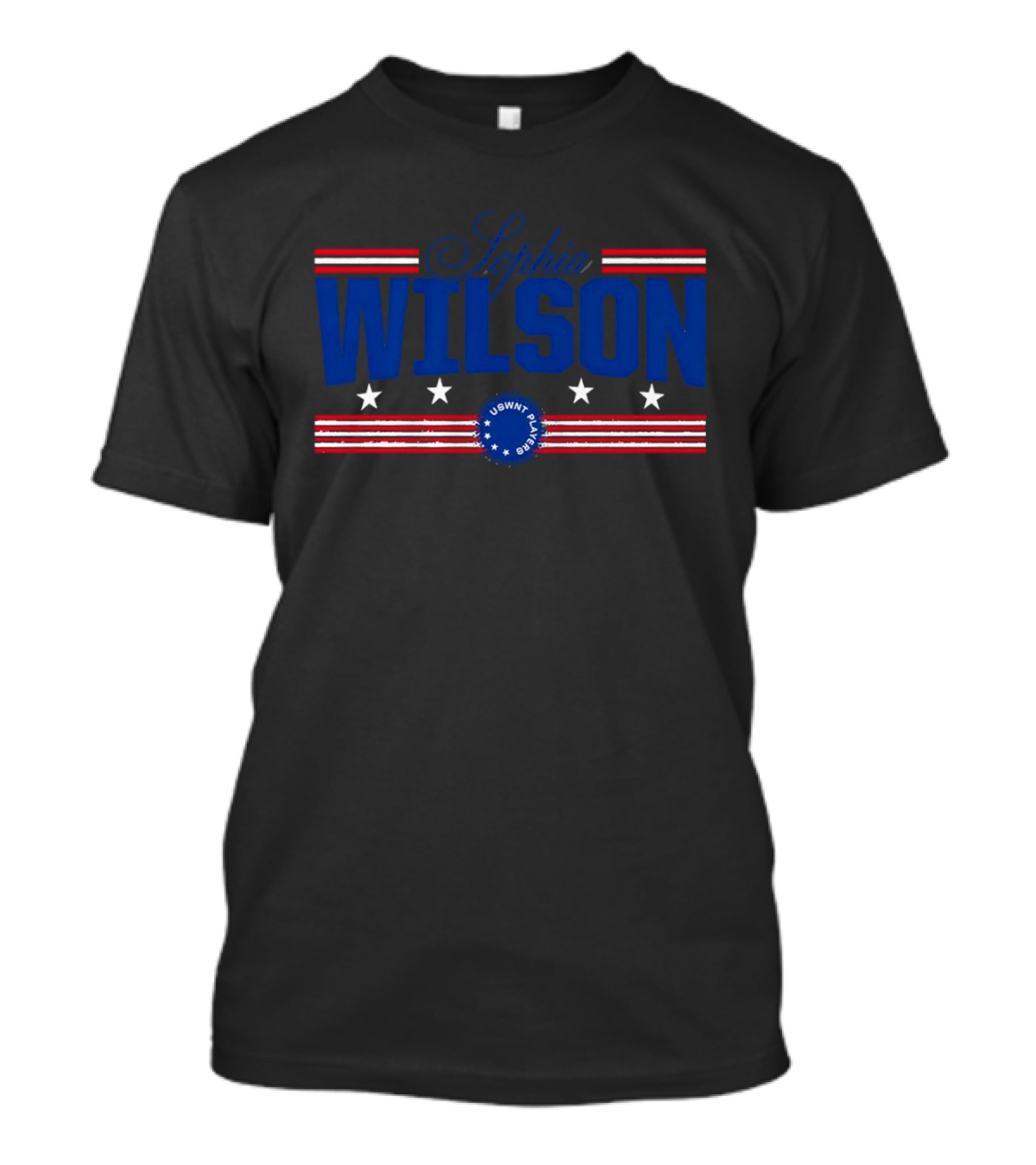 Sophia Wilson USWNT Player Stars And Stripes T-Shirt