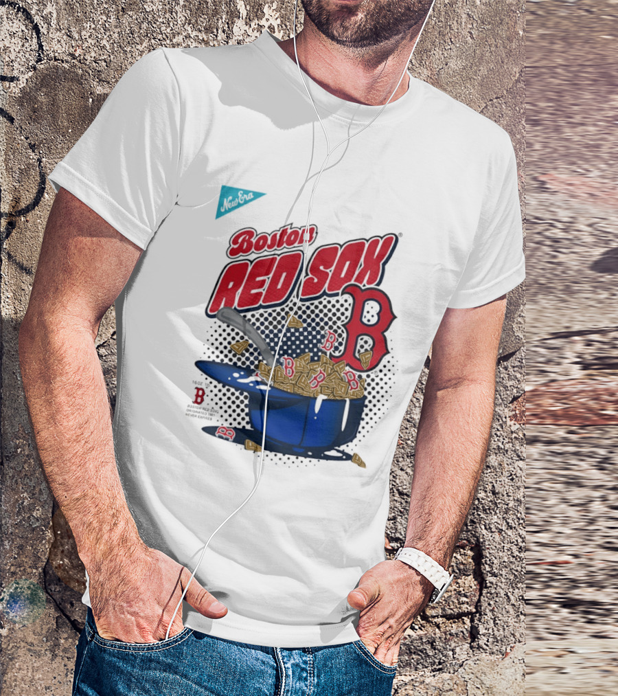 Boston Red Sox B Cap With Cereal Bowl T-Shirt