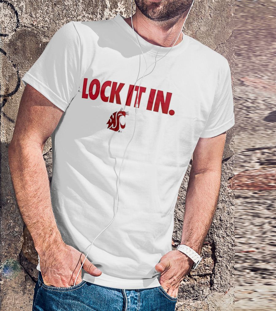 LOCK IT IN WSU Cougars 2026 T-Shirt