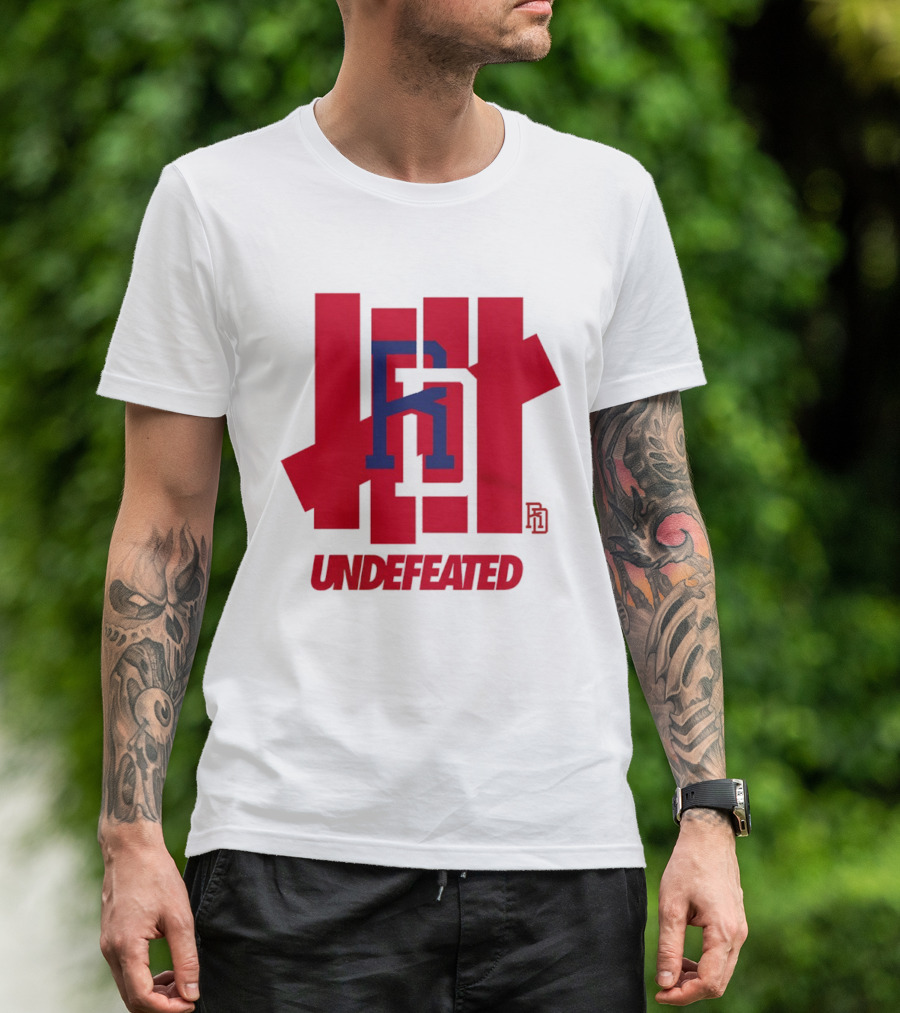 Dominican Republic Baseball RD Undefeated Red Blue T-Shirt
