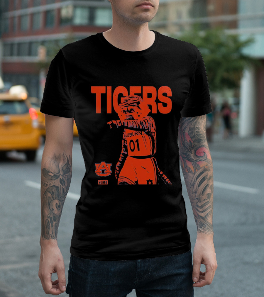 Auburn Tigers 01 Slam Auburn Sports Team T-Shirt