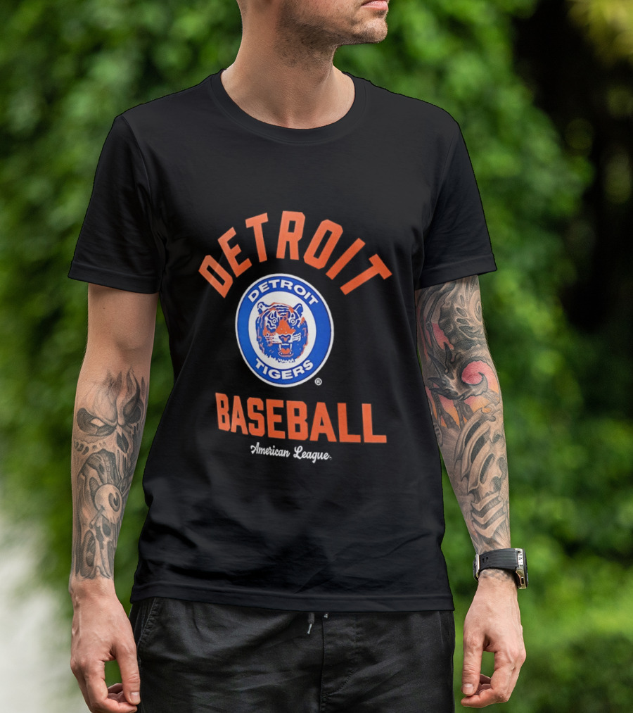 Detroit Tigers Baseball American League T-Shirt