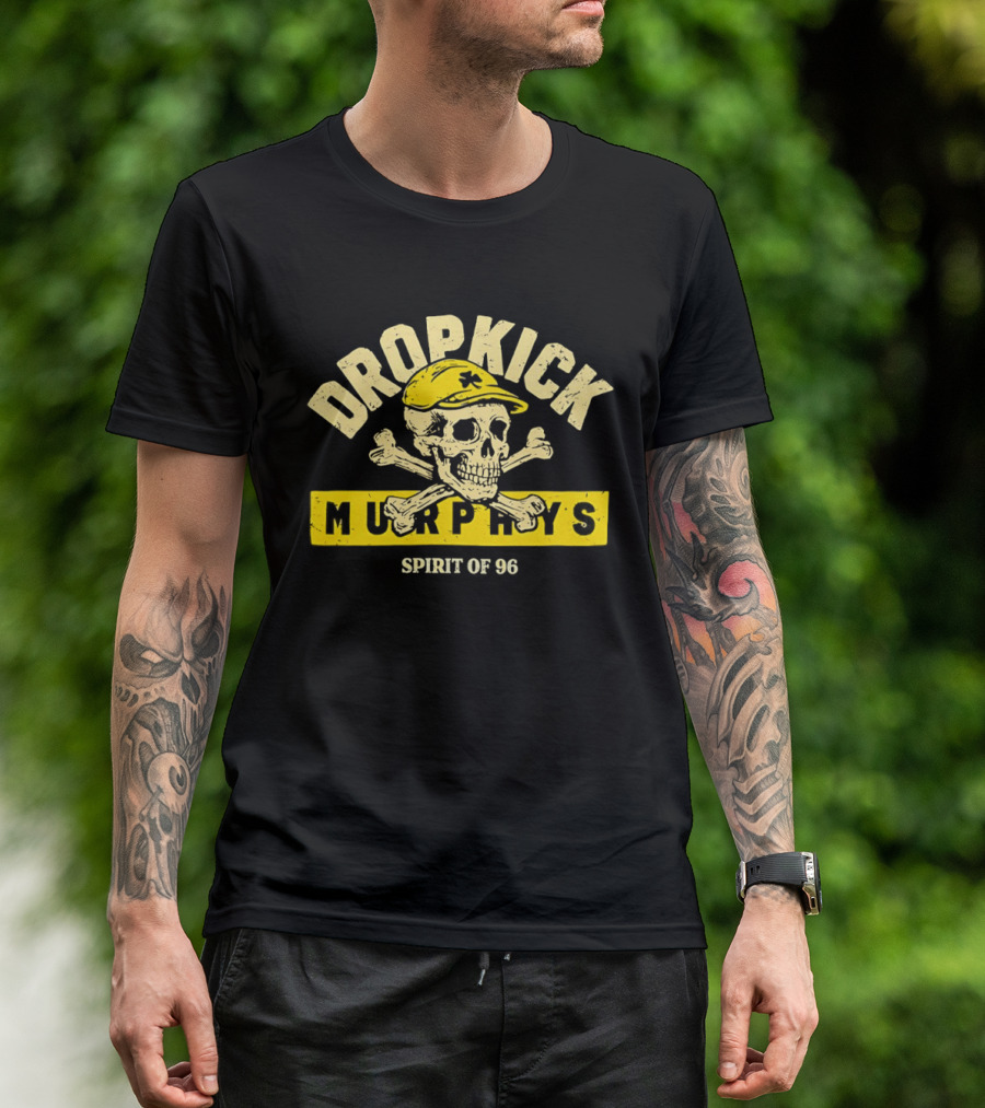 Dropkick Murphys Skull And Crossbones Spirit Of 96 T-Shirt