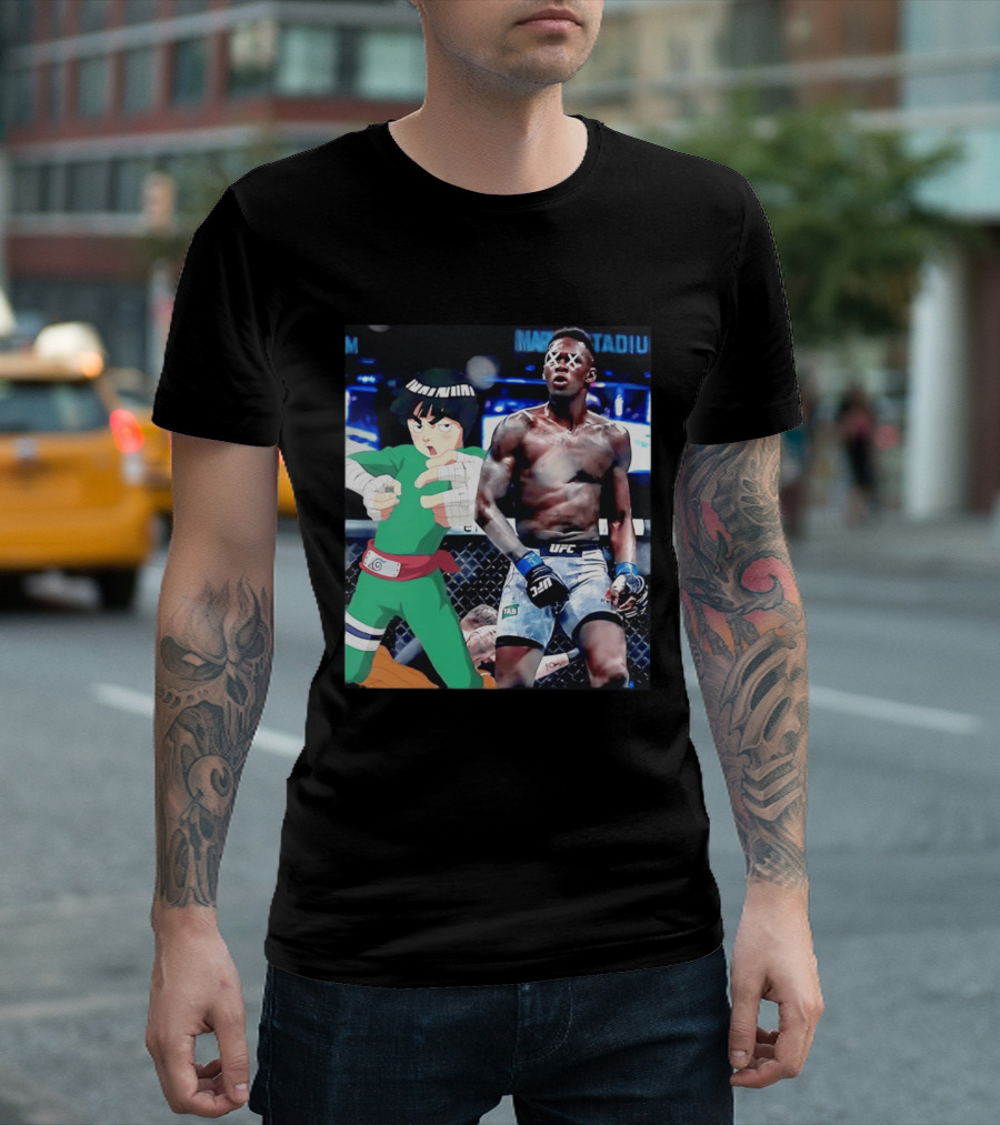 Drunken Fist Rock Lee UFC Crossover Iconic Anime Fighter T-Shirt
