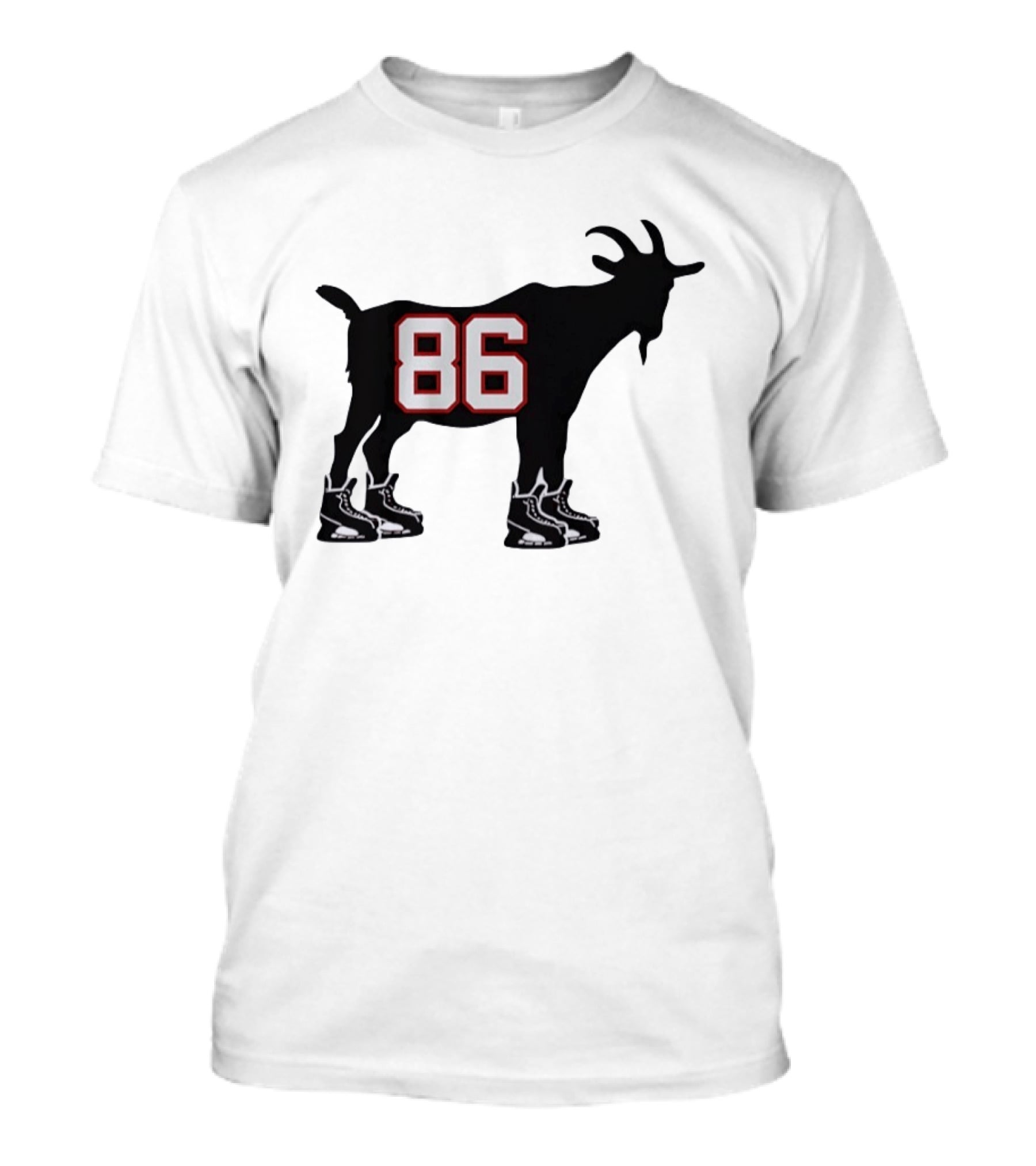 Jack Hughes 86 Hockey GOAT USA Winter Olympics T-Shirt