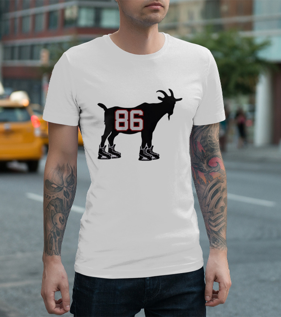 Jack Hughes 86 Hockey GOAT USA Winter Olympics T-Shirt