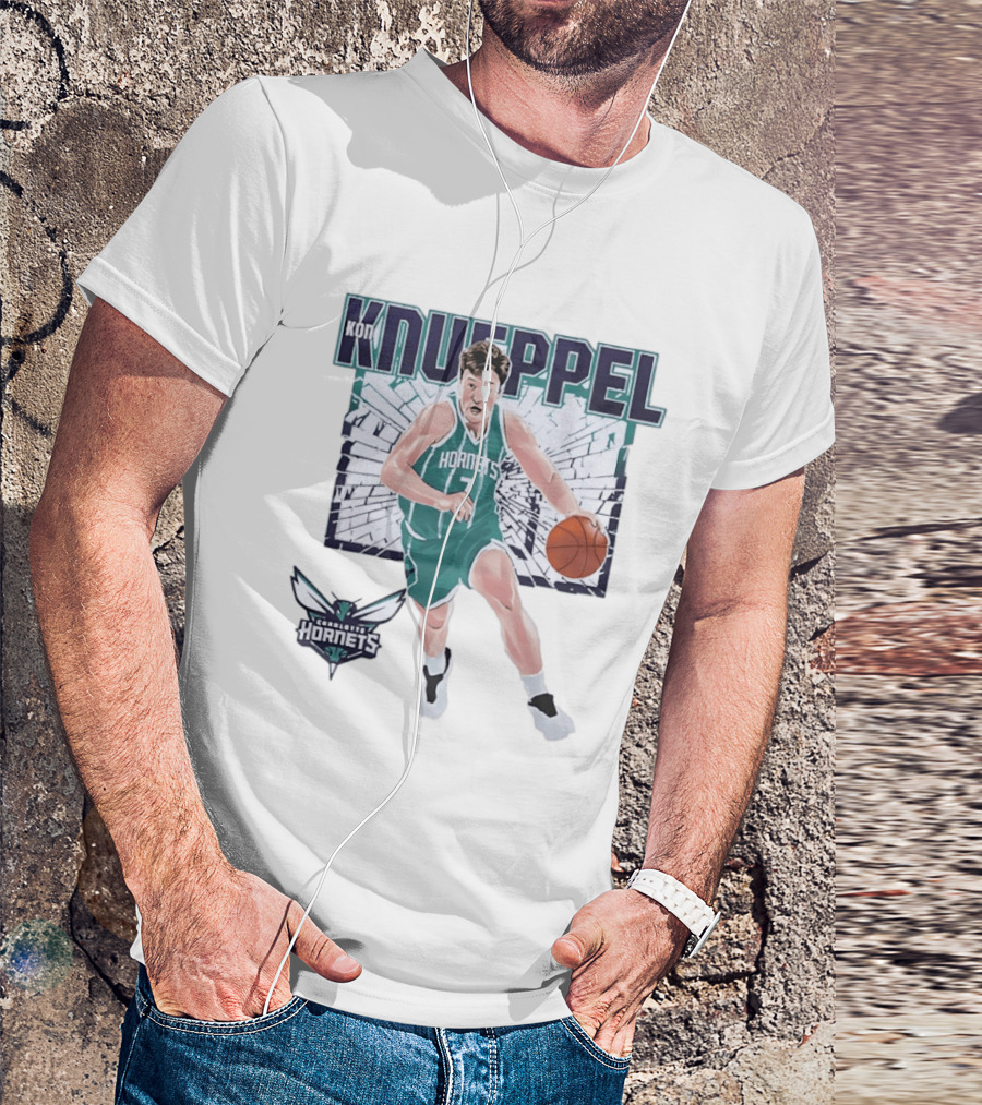 Kon Knueppel Charlotte Hornets Basketball NBA Player T-Shirt
