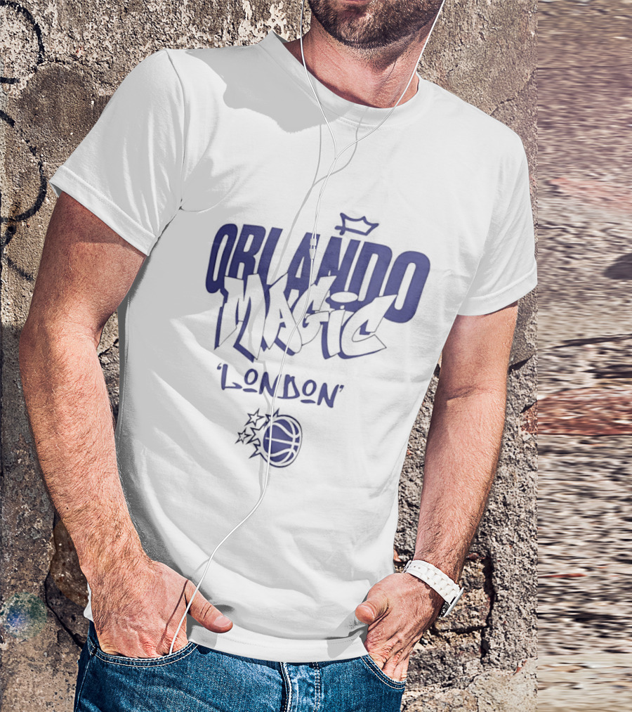 Orlando Magic London Basketball Team Branding T-Shirt