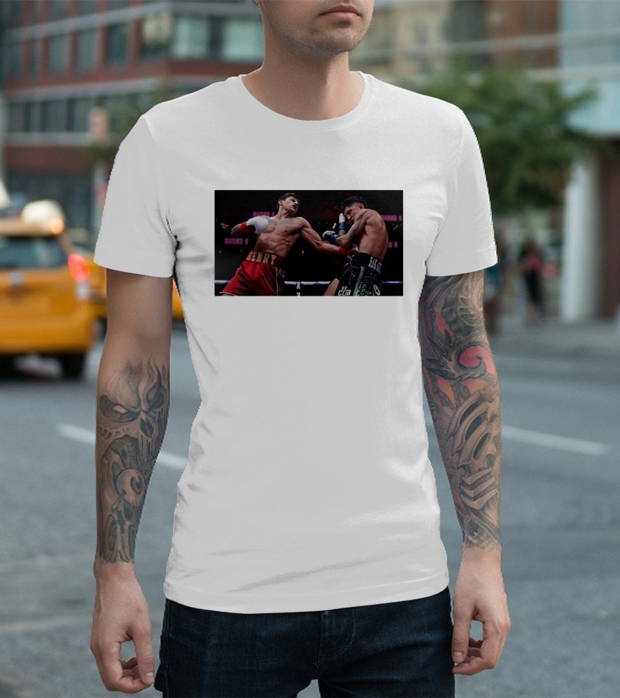 Ryan Garcia Vs Mario Barrios Boxing Match Action Round 6 T-Shirt