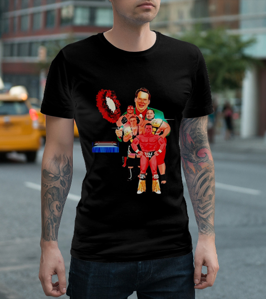 Camp Cornette 90s Wrestling Roster Vintage Collectible T-Shirt