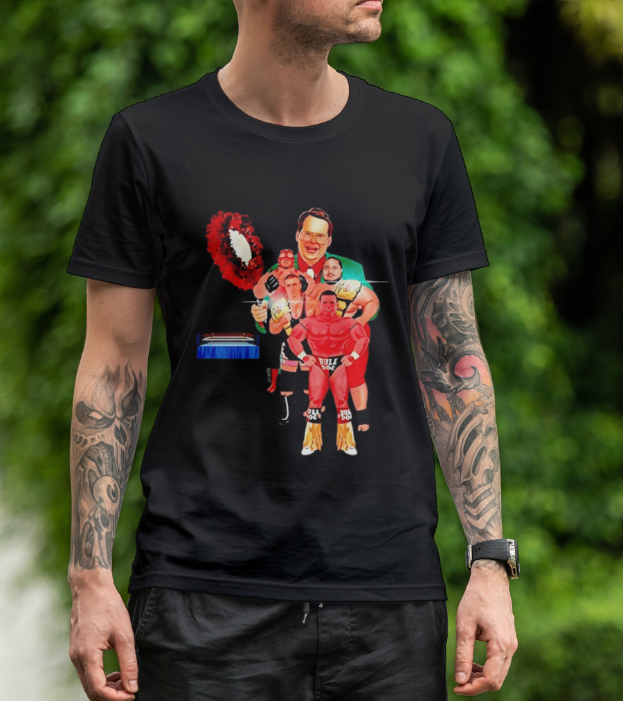 Camp Cornette 90s Wrestling Roster Vintage Collectible T-Shirt